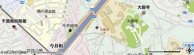 千葉県千葉市中央区大巌寺町278周辺の地図