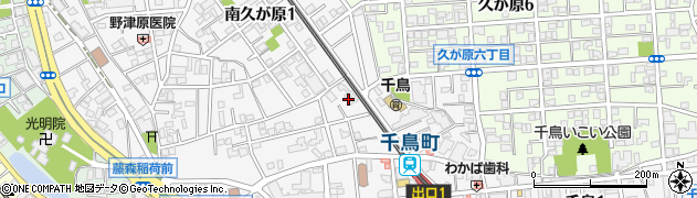 東京都大田区千鳥3丁目1周辺の地図