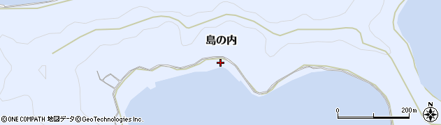 福井県若狭町（三方上中郡）島の内周辺の地図
