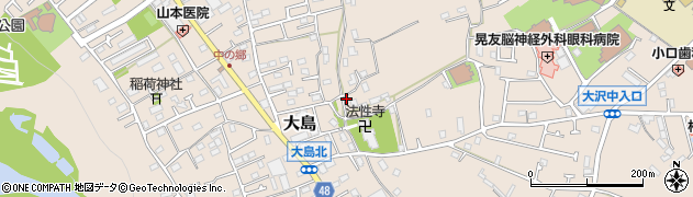神奈川県相模原市緑区大島1693周辺の地図