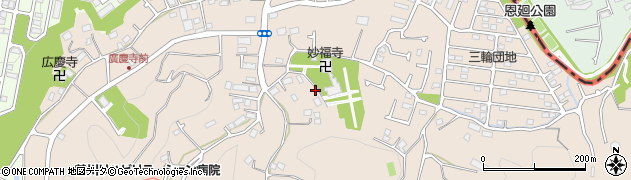 東京都町田市三輪町周辺の地図