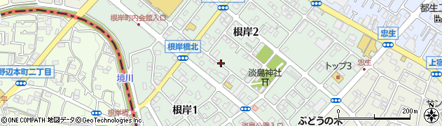 東京都町田市根岸周辺の地図