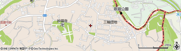 東京都町田市三輪町534周辺の地図