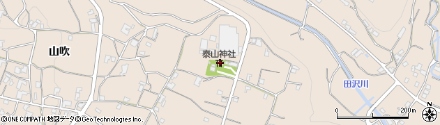 泰山神社周辺の地図