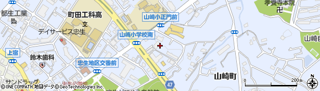 東京都町田市忠生2丁目2周辺の地図
