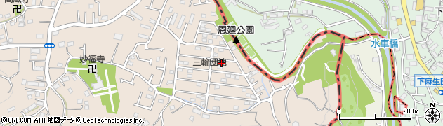 東京都町田市三輪町587-10周辺の地図