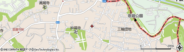 松電社三輪店周辺の地図
