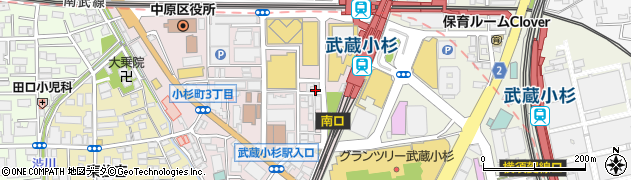 ディプント Di PUNTO 武蔵小杉店周辺の地図