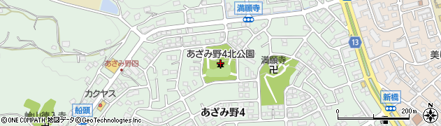 神奈川県横浜市青葉区あざみ野4丁目19周辺の地図