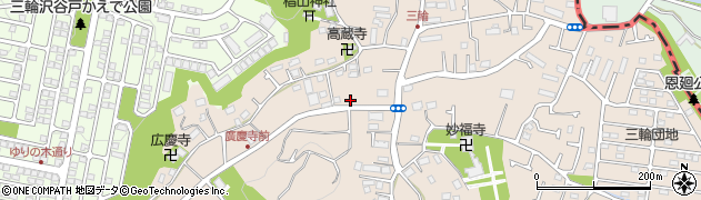 東京都町田市三輪町1538周辺の地図