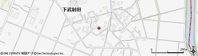 千葉県東金市下武射田879周辺の地図