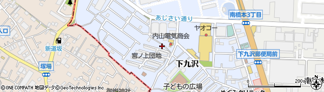 神奈川県相模原市中央区下九沢1216周辺の地図