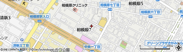 神奈川県相模原市中央区相模原7丁目8周辺の地図