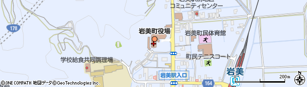 岩美町役場　商工観光課周辺の地図