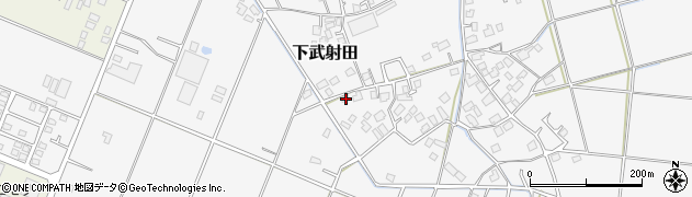 千葉県東金市下武射田915周辺の地図