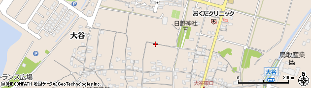 鳥取県岩美町（岩美郡）大谷周辺の地図