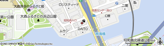 東京都大田区平和島5丁目10周辺の地図