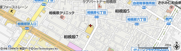 神奈川県相模原市中央区相模原7丁目7周辺の地図