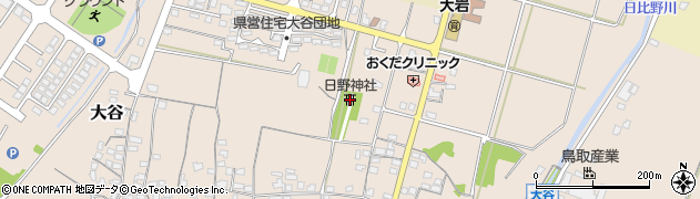 日野神社周辺の地図