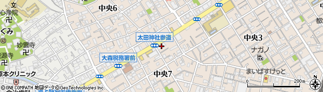 東京都大田区中央7丁目2-1周辺の地図