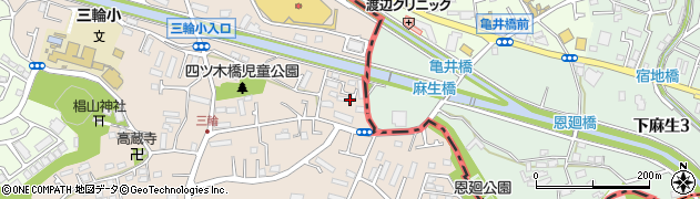 東京都町田市三輪町437-3周辺の地図