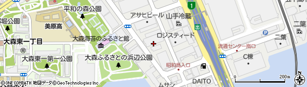 東京都大田区平和島5丁目6周辺の地図