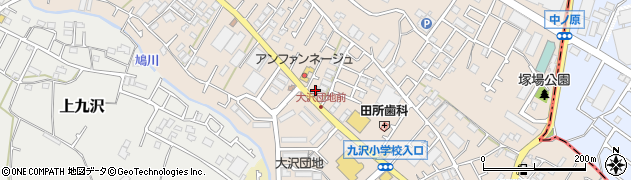神奈川県相模原市緑区下九沢1744-5周辺の地図