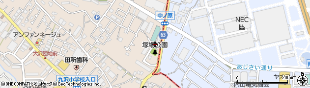 神奈川県相模原市緑区下九沢1602周辺の地図