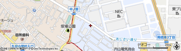 神奈川県相模原市中央区下九沢1141周辺の地図