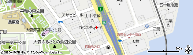 東京都大田区平和島5丁目5周辺の地図