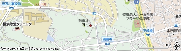 神奈川県横浜市青葉区元石川町3775-1周辺の地図