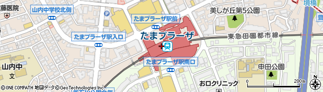 たまプラーザ駅 神奈川県横浜市青葉区 駅 路線図から地図を検索 マピオン