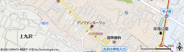 神奈川県相模原市緑区下九沢1744-2周辺の地図