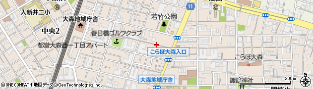 東京都大田区大森西1丁目9周辺の地図