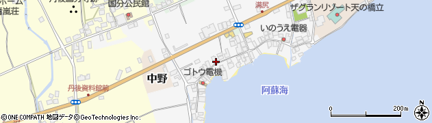 京都府宮津市溝尻周辺の地図