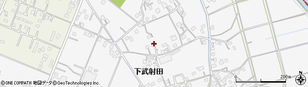 千葉県東金市下武射田1147周辺の地図