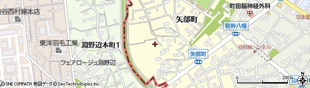 東京都町田市矢部町2608周辺の地図