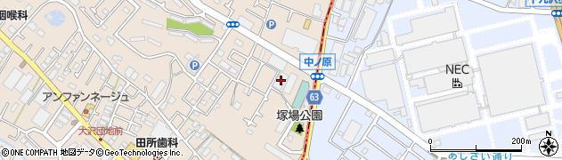 神奈川県相模原市緑区下九沢1606-1周辺の地図