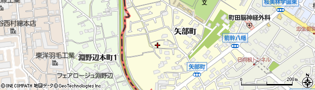 東京都町田市矢部町2649-5周辺の地図