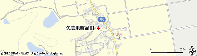 京都府京丹後市久美浜町品田1362周辺の地図
