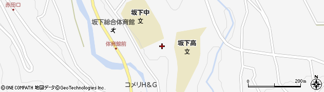 中津川市社会福祉協議会　坂下支所障がい者就労継続支援事業所さかした周辺の地図