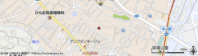 神奈川県相模原市緑区下九沢周辺の地図