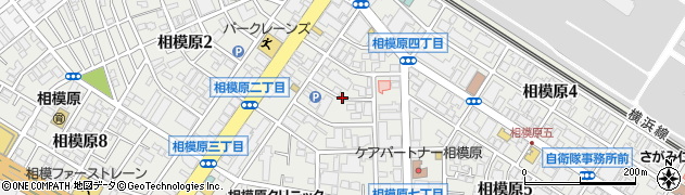 神奈川県相模原市中央区相模原3丁目周辺の地図