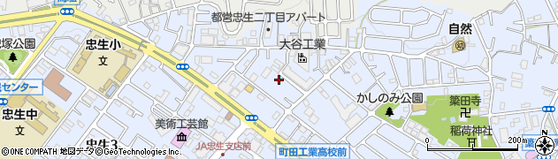 東京都町田市忠生2丁目27周辺の地図