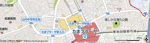 東急百貨店　たまプラーザ店寝装品周辺の地図