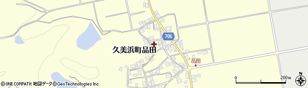 京都府京丹後市久美浜町品田1375周辺の地図