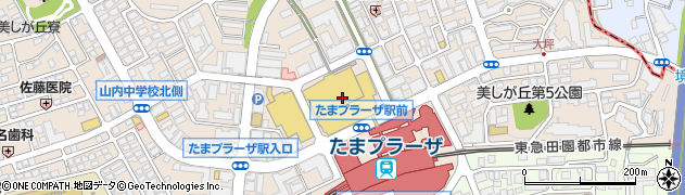 東急百貨店　たまプラーザ店メガネニキョー周辺の地図