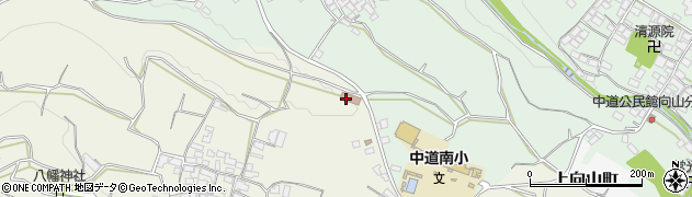 中道郵便局周辺の地図