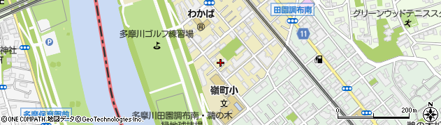 東京都大田区田園調布南4周辺の地図