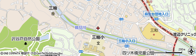 東京都町田市三輪町209-7周辺の地図
